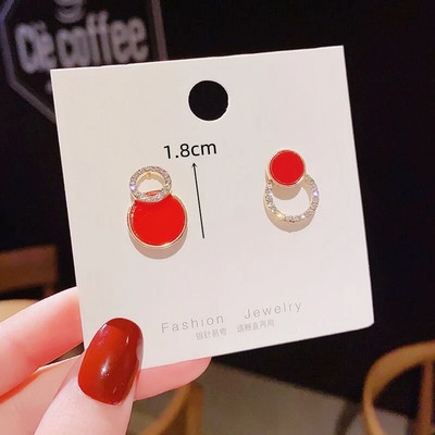 Saldie bordo emaljas sirds auskari sievietēm zelta krāsā metāla mīlestības persiku karājas karājas ausīs vintage rotaslietas meitene Brincos