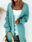 Kardigan Γυναικεία casual μακρυμάνικα πουλόβερ Top 2022 Φθινόπωρο Χειμώνας Νέα Μόδα Φαρδιά Ζακέτα Πανωφόρια Κομψά μασίφ πλεκτά