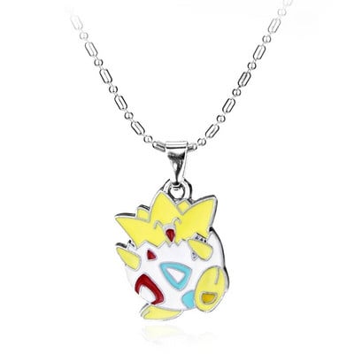 Pokemon veiksmo figūrėlės Gengar Pikachu Snorlax pakabukas animacinio filmo raktikaulio grandinė Lucky Charms karoliai, gimtadienio dovana vaikams žaislams