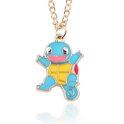 Pokemon veiksmo figūrėlės Gengar Pikachu Snorlax pakabukas animacinio filmo raktikaulio grandinė Lucky Charms karoliai, gimtadienio dovana vaikams žaislams