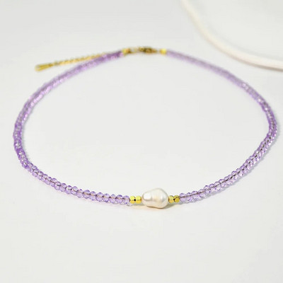 Bohém természetes édesvízi gyöngy nyaklánc színes puha polimer agyag gyöngyök nyakkivágással nyári strand kézzel készített női ékszerek