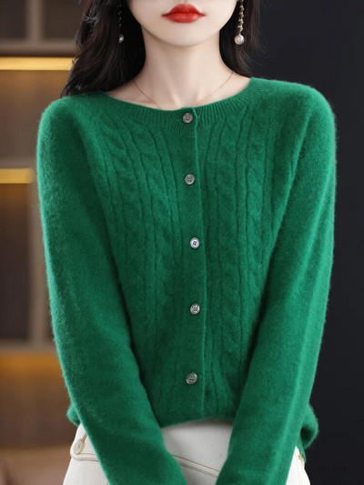 Grace kevadine naiste kaelus, 100% kašmiirist meriinovillane kampsun, naiste silmkoeline kampsun, keerutatud kudum, lahtised topid Traf y2k