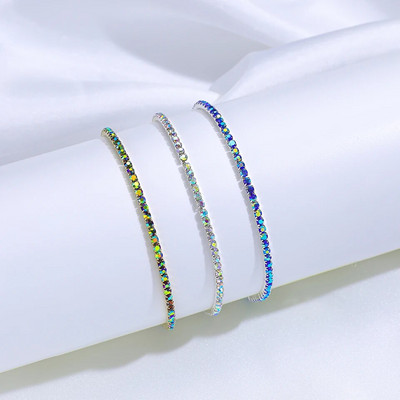 3GAB krāsaina stikla kristāla elastīga modes rokassprādze uz rokas sievietēm rotaslietas ballītei, dāvana meitenei vairumtirdzniecības aproces Bezmaksas piegāde