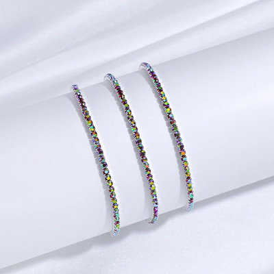 3GAB krāsaina stikla kristāla elastīga modes rokassprādze uz rokas sievietēm rotaslietas ballītei, dāvana meitenei vairumtirdzniecības aproces Bezmaksas piegāde