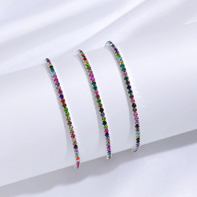 3GAB krāsaina stikla kristāla elastīga modes rokassprādze uz rokas sievietēm rotaslietas ballītei, dāvana meitenei vairumtirdzniecības aproces Bezmaksas piegāde