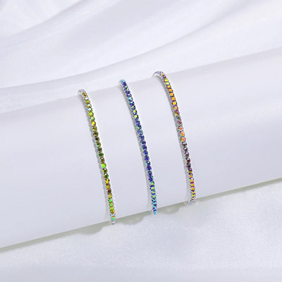 3GAB krāsaina stikla kristāla elastīga modes rokassprādze uz rokas sievietēm rotaslietas ballītei, dāvana meitenei vairumtirdzniecības aproces Bezmaksas piegāde