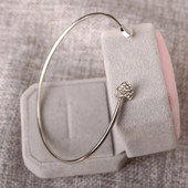 Sieviešu rokassprādzes Modes regulējama kristāla dubultā sirds loks Bilezik aproces atvēršanas rokassprādze sievietēm rotaslietas dāvana Mujer pulseras