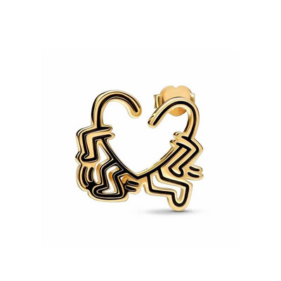 New Fine Fashion Europe Sirds cirkona tauriņu kulonu auskari Oriģināli DIY Sieviešu rotaslietas Dangler Aksesuāri Charm Bead Amulet