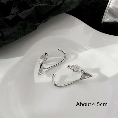 Jauni Gothic Elf Ear Cuffs Pīrsings Auskari Sievietēm Sudraba Krāsa Punk Earcuff Pušķis Auskari Goth Juvelierizstrādājumi