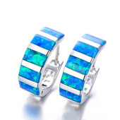 Simulēti opāla stīpas auskari ar auskariem sievietēm Modes rotaslietas dāvanas