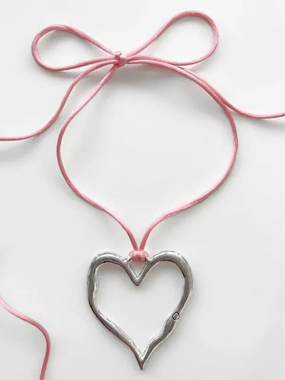 Hyperbole Punk Hollow neregulāra mīlestības sirds kulonu kaklarota sievietēm Sweet Cool Harajuku regulējamas kaklarotas ar kaklarotu rotaslietas