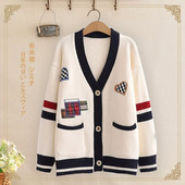 2023 m. rudens žiemos megztinis ir moteriški megztiniai su užsegimu Laisvi megztiniai Rožiniai megztiniai Moteriškas žieminis megztinis paltas