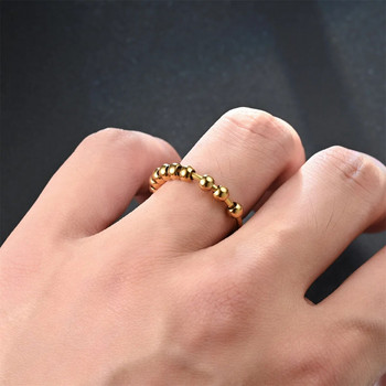 Μόδα Ανοξείδωτα δαχτυλίδια Ανοξείδωτα Δαχτυλίδια Άγχος Δαχτυλίδι Fidget για Γυναίκες Άντρες INS Τάση κοσμημάτων γοητείας απλού στιλ