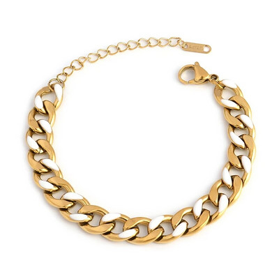 Jauna dizaina nerūsējošā tērauda rokassprādze Krāsainas modes rotaslietas sievietēm Kāzu ballītes dāvanu šarms, regulējamas rokassprādzes rotaslietas