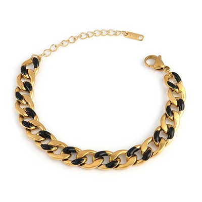 Jauna dizaina nerūsējošā tērauda rokassprādze Krāsainas modes rotaslietas sievietēm Kāzu ballītes dāvanu šarms, regulējamas rokassprādzes rotaslietas