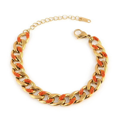 Jauna dizaina nerūsējošā tērauda rokassprādze Krāsainas modes rotaslietas sievietēm Kāzu ballītes dāvanu šarms, regulējamas rokassprādzes rotaslietas