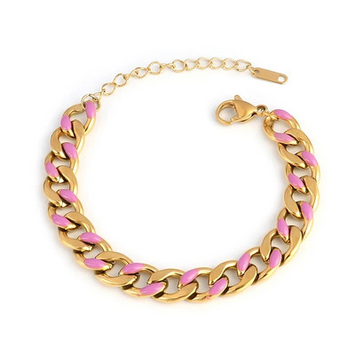 Jauna dizaina nerūsējošā tērauda rokassprādze Krāsainas modes rotaslietas sievietēm Kāzu ballītes dāvanu šarms, regulējamas rokassprādzes rotaslietas