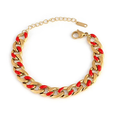 Jauna dizaina nerūsējošā tērauda rokassprādze Krāsainas modes rotaslietas sievietēm Kāzu ballītes dāvanu šarms, regulējamas rokassprādzes rotaslietas