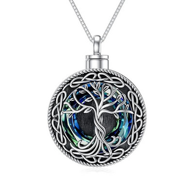 Tree Of Life Outlet õhukonditsioneer parfüümi medaljon Samuti tuhastamisurni ripats kaelakee tuha jaoks mälestusehted lemmikloomale/inimesele