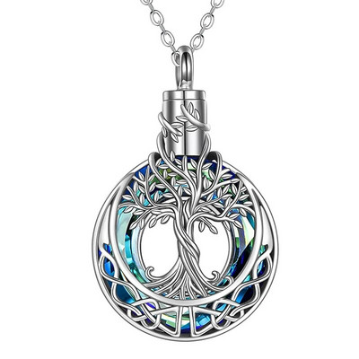 Tree Of Life Outlet õhukonditsioneer parfüümi medaljon Samuti tuhastamisurni ripats kaelakee tuha jaoks mälestusehted lemmikloomale/inimesele