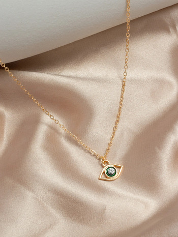 Τουρκία Fashion Evil Eyes Κολιέ Ζιργκόν Γυναικεία Κοσμήματα Υψηλής Ποιότητας Κρεμαστό Κρεμαστό κολιέ με αλυσίδα με κακά μάτια Bijoux Femme