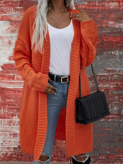 Sieviešu apģērbu topi Džemperis Jakas vienkrāsains Sieviešu trikotāžas džemperi Sieviešu džemperi ar garām piedurknēm 2023. gada jauni sieviešu mēteļi