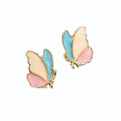 Bijoux jauni sīki emaljas glazūras modes kniedes auskari sievietēm visiem atbilst tipa tauriņa sirds ģeometrijas formas auskari auskari