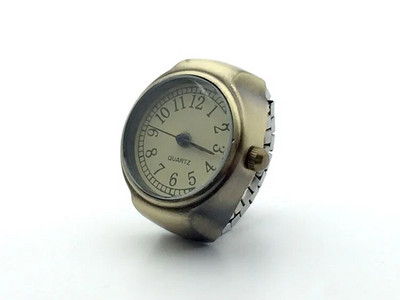 2022 Creative Punk Ρυθμιζόμενο Δαχτυλίδι Ρολογιού Χαλαζία Γυναικείο Άνδρας Vintage Ζευγάρι Ελαστικά Δαχτυλίδι Δάχτυλα Κοσμήματα Δώρο Δείκτη Κινητό