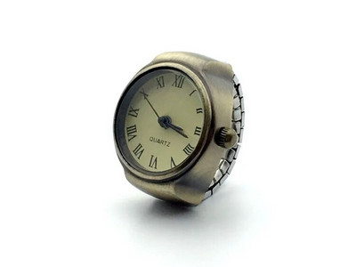 2022 Creative Punk Ρυθμιζόμενο Δαχτυλίδι Ρολογιού Χαλαζία Γυναικείο Άνδρας Vintage Ζευγάρι Ελαστικά Δαχτυλίδι Δάχτυλα Κοσμήματα Δώρο Δείκτη Κινητό