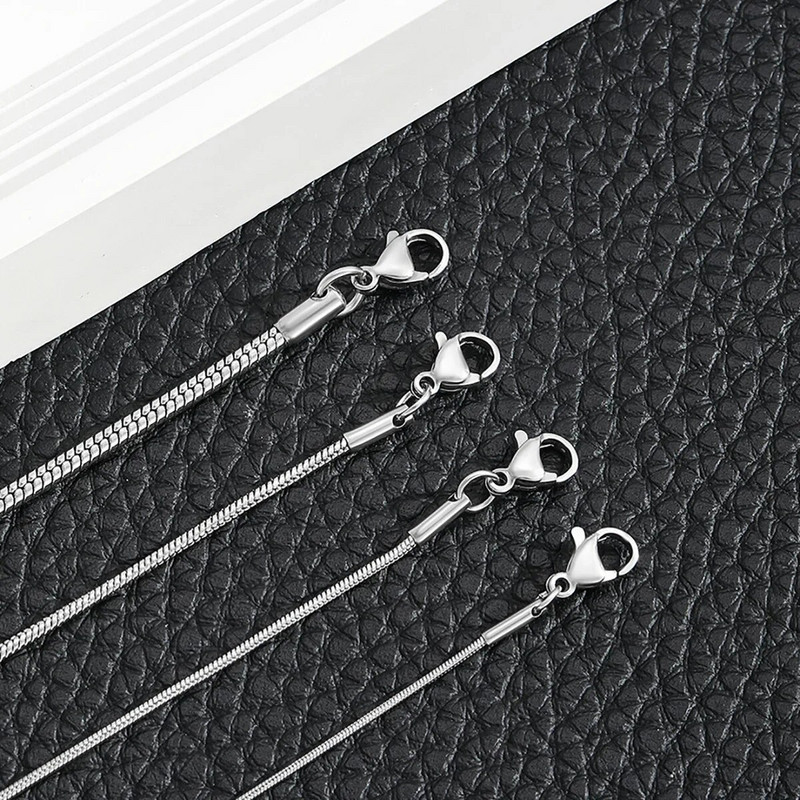 Rozsdamentes acél kígyókarkötők női egyszerű többrétegű vékony lánc karkötő ékszer nagykereskedés női karkötő