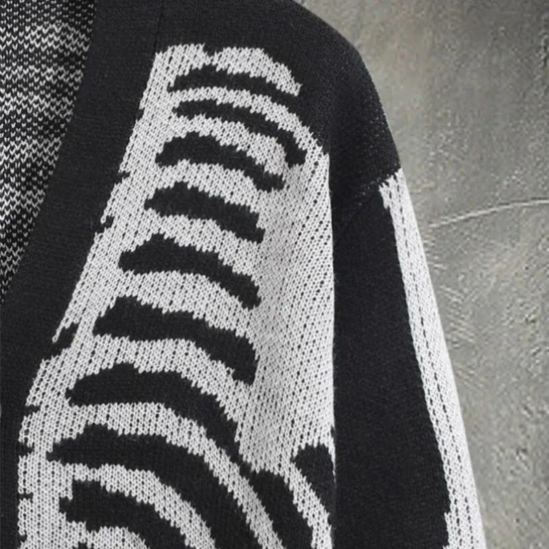 Νέα ζακέτα με λαιμόκοψη με μακρυμάνικο γυναικείο πλεκτό αποκριάτικο μπουτίκ