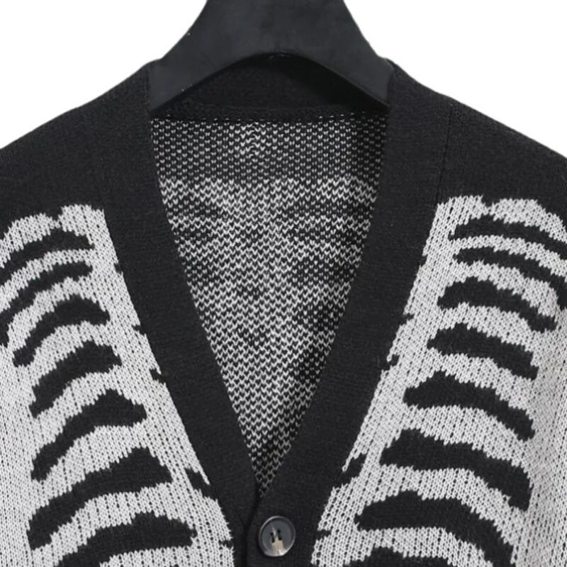 Νέα ζακέτα με λαιμόκοψη με μακρυμάνικο γυναικείο πλεκτό αποκριάτικο μπουτίκ