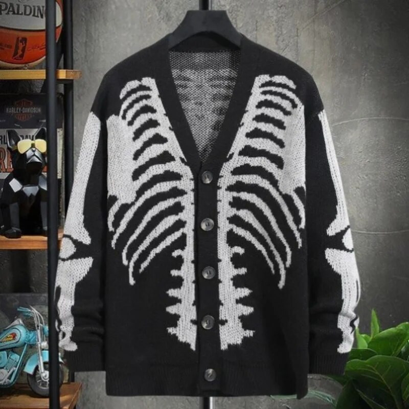 Νέα ζακέτα με λαιμόκοψη με μακρυμάνικο γυναικείο πλεκτό αποκριάτικο μπουτίκ