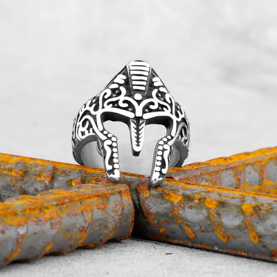 Винтидж мъжки викинг пръстен с гарван от неръждаема стомана Nordic Fashion Amulet Teen Multistyle Viking Jewelry Висулка Аксесоар за подарък