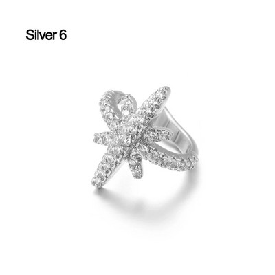 1 gab Helix Cartilage Conch viltus pīrsingu rotaslietas sievietēm vīriešiem regulējamas Cz auss aproces bez pīrsinga gliemežnīcas manžetes auskars