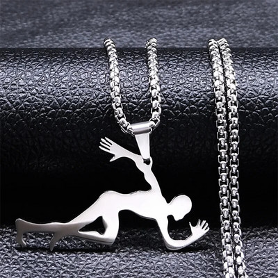 Rehvid Jalgrattad roostevabast terasest pika ketiga kaelakeed naiste/meeste musta värvi jalgratta kaelakeed ehted krae hombre bicicleta N2653S1