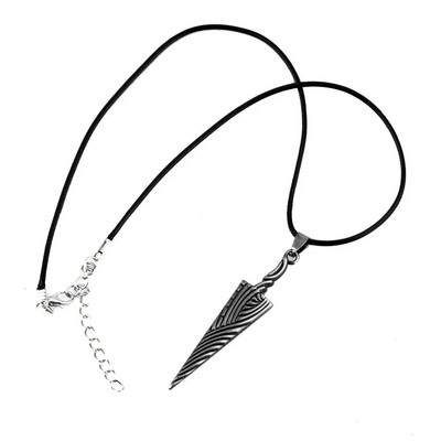 Hot Anime Hollow Knight Dobu Bruņinieks Pure Nail Zobens Kauls Nagu Kulons Kaklarota Moderns Ģeometrijas Virves Kaklarota Kaklarota Rotaslietas