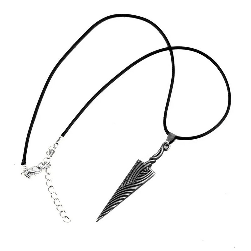 Hot Anime Hollow Knight Dobu Bruņinieks Pure Nail Zobens Kauls Nagu Kulons Kaklarota Moderns Ģeometrijas Virves Kaklarota Kaklarota Rotaslietas