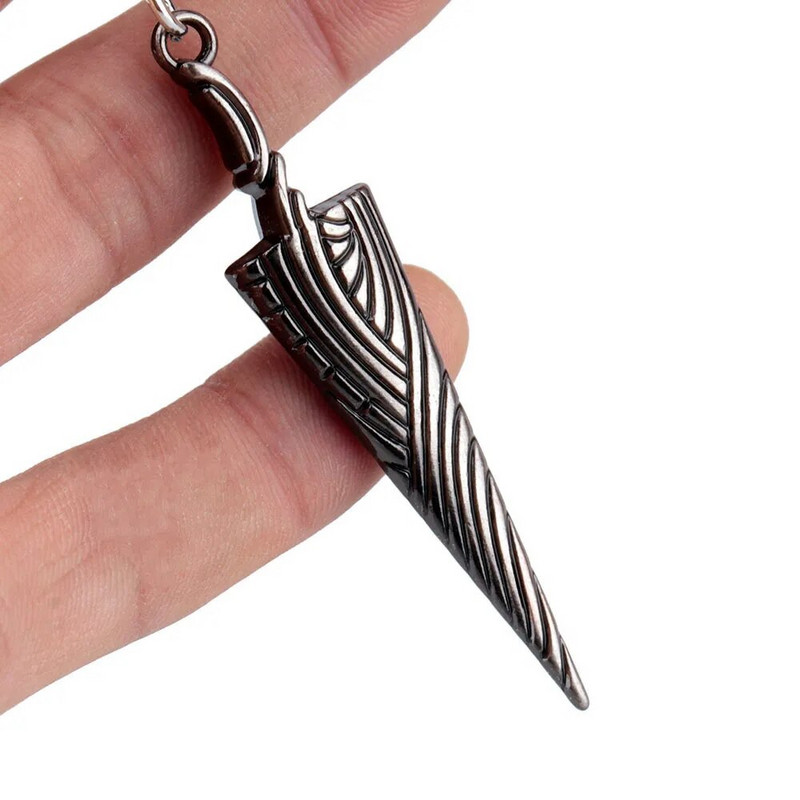 Hot Anime Hollow Knight Dobu Bruņinieks Pure Nail Zobens Kauls Nagu Kulons Kaklarota Moderns Ģeometrijas Virves Kaklarota Kaklarota Rotaslietas