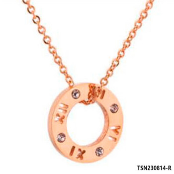 Κρεμαστό γυναικείο κολιέ Κομψή μόδα Γυναικεία κοσμήματα Δώρα για κορίτσια Χρυσή αλυσίδα TSN230814