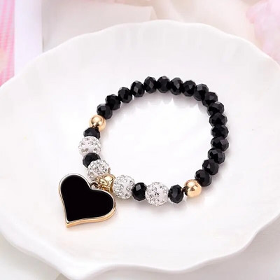 HOCOLE kristāla rokassprādze Rhinestone ādas rokassprādzes un rokassprādzes ietīšanas daudzslāņu rokassprādzes sievietēm pulseras mujer moda rotaslietas