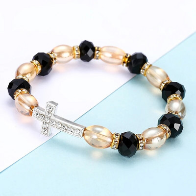 HOCOLE kristāla rokassprādze Rhinestone ādas rokassprādzes un rokassprādzes ietīšanas daudzslāņu rokassprādzes sievietēm pulseras mujer moda rotaslietas