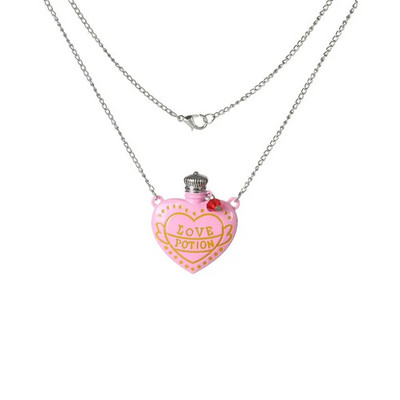 Love Potion trīsdimensiju hiphopa stils sievietēm garās ķēdes modes rotaslietas džempera kulonu kaklarota