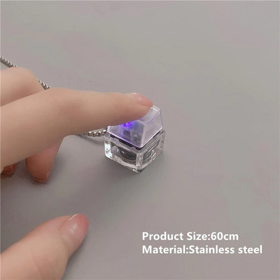 Hip Hop Punk personalizēta zemes kaktusa pakavs zieds ar melnu krellēm, gara kombinēta kaklarota