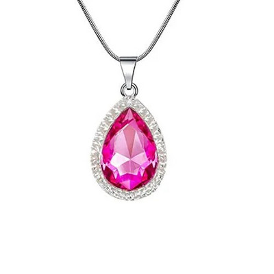 Sofias Amulet Princess Kaklarota Purpura Rhinestone Kaklarota Pirmā Bižutērija