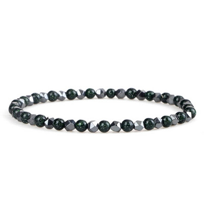 Ανδρικά βραχιόλια με χάντρες ακανόνιστου αιματίτη 4 χιλιοστών Φυσικό Tiger Eye Lava Stone Beads Βραχιόλια & βραχιόλια Γυναικεία Κλασικά κοσμήματα Pulsera