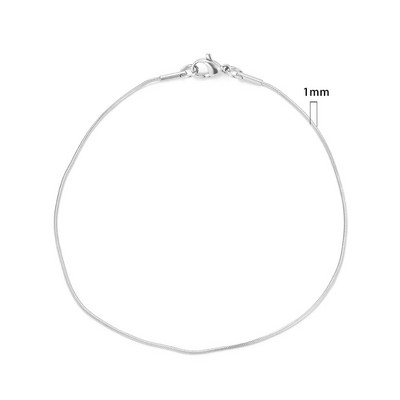 2–6 mm savītas virves ķēde, apaļa čūskas ķēde, nerūsējošā tērauda kaklarota vīriešiem, sievietēm, nekad neizbalināta, pielāgota juvelierizstrādājumu aksesuāru ķēde