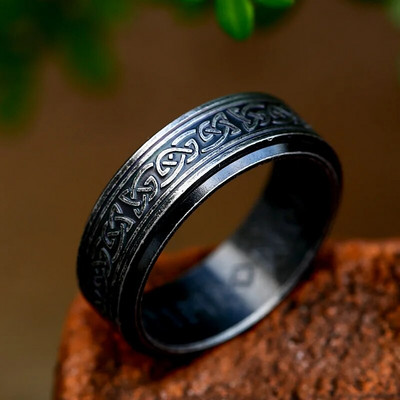 Beier 316L Nerūsējošais tērauds Modes stils VĪRIEŠI Sieviešu mode Odin Skandināvijas Vikingu Totems Amulets Rūnas Vārdi Gredzeni Rotaslietas LR-R143