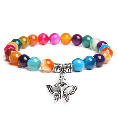 Γυναικεία τυχερή μπλε χάντρες αμαζονίτης μεταλλικό βραχιόλι γούρι ελέφαντα για γυναίκες γυναικείο βραχιόλι κοσμήματα δώρα dropshipping χονδρική