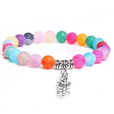 Γυναικεία τυχερή μπλε χάντρες αμαζονίτης μεταλλικό βραχιόλι γούρι ελέφαντα για γυναίκες γυναικείο βραχιόλι κοσμήματα δώρα dropshipping χονδρική